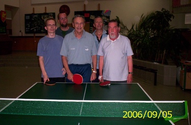 A Klebelsberg K�n� M�v.K�zpont II.csapata, balr�l: Juh�sz Bal�zs, ifj.Kors�s Ferenc, F�l�p Tibor, Kleckner P�ter, id.Kors�s Ferenc