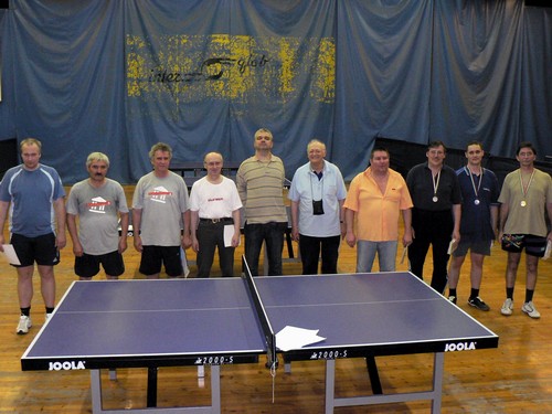 a Tizek r�sztvev�i, balr�l: Pat� G�bor, Marlok Zolt�n, Sprok Antal, Kocsis G�bor, Szab� Andr�s, Reisz Gy�rgy, Varga Ferenc, P�nzes K�roly, Imre B�la �s Hon�czy Barnab�s