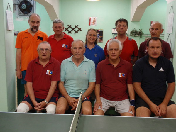 a II.oszt�ly 2.csoport Tizek bajnoks�ga r�sztvev�i